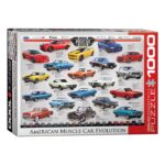 American Muscle Car Evolution 1000-Piece Puzzle