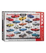 American Muscle Car Evolution 1000-Piece Puzzle
