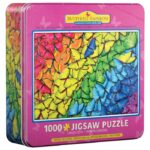 EuroGraphics Butterfly Rainbow Puzzle Tin