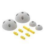MODU Half Balls with Yellow Pegs