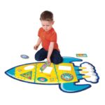 Peaceable Kingdom Floor Puzzle Rocket