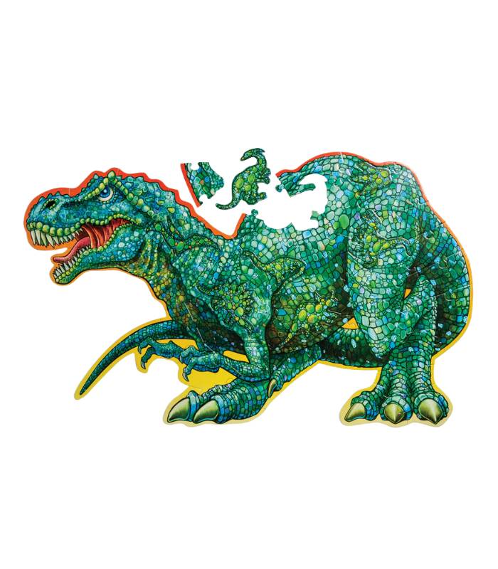 Peaceable Kingdom Floor Puzzle Shiny Dinosaur