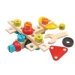 PlanToys Sustainable Wooden Construction Toy Set