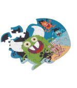 Scratch Europe Contour Puzzle - Monster