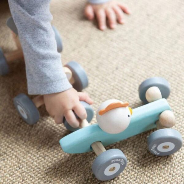PlanToys Wooden Chicken Racing Car