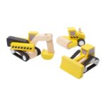 -PlanToys Wooden Road Construction Set