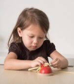 PlanToys Wooden Tie-Up Shoe