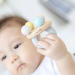 PlanToys Wooden Bell Rattle New Colour: