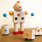 PlanToys Wooden Build-A-Robot