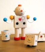 PlanToys Wooden Build-A-Robot