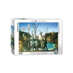 EuroGraphics Swans Reflection Elephants 1000 Pieces Puzzle