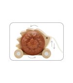 PlanToys Pull-Along Hedgehog Wooden Toy