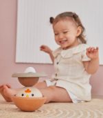 PlanToys Chicken Nesting in Rustic Color - Image 3