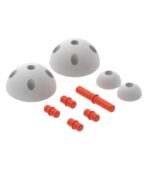 MODU Half Balls with Red Pegs