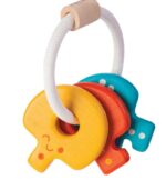 PlanToys Wooden Baby Key Rattle