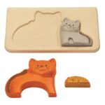 PlanToys Wooden Cat Puzzle