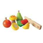 PlanToys Wooden Fruit and Vegetable Play Set