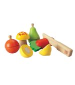 PlanToys Wooden Fruit and Vegetable Play Set