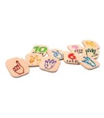 PlanToys Wooden Hand Sign Numbers 1-10