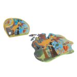 Scratch Europe Dragon Contour Puzzle 61 Pieces
