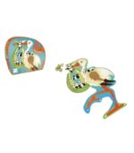 Scratch Europe Stork Contour Puzzle 24 Pieces