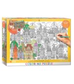 EuroGraphics Color Me Town Houses 300 Pieces Puzzle