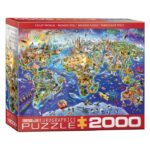 EuroGraphics Crazy World 2000-Piece Puzzle