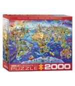 EuroGraphics Crazy World 2000-Piece Puzzle