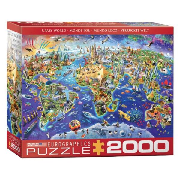 EuroGraphics Crazy World 2000-Piece Puzzle