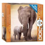 EuroGraphics Elephant & Baby 300-Piece Puzzle