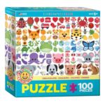 EuroGraphics Emoji Colors 100-Piece Puzzle
