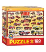 EuroGraphics Fire Trucks 100-Piece Puzzle