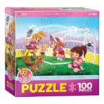 EuroGraphics Go Girls Go Soccer 100-Piece Puzzle