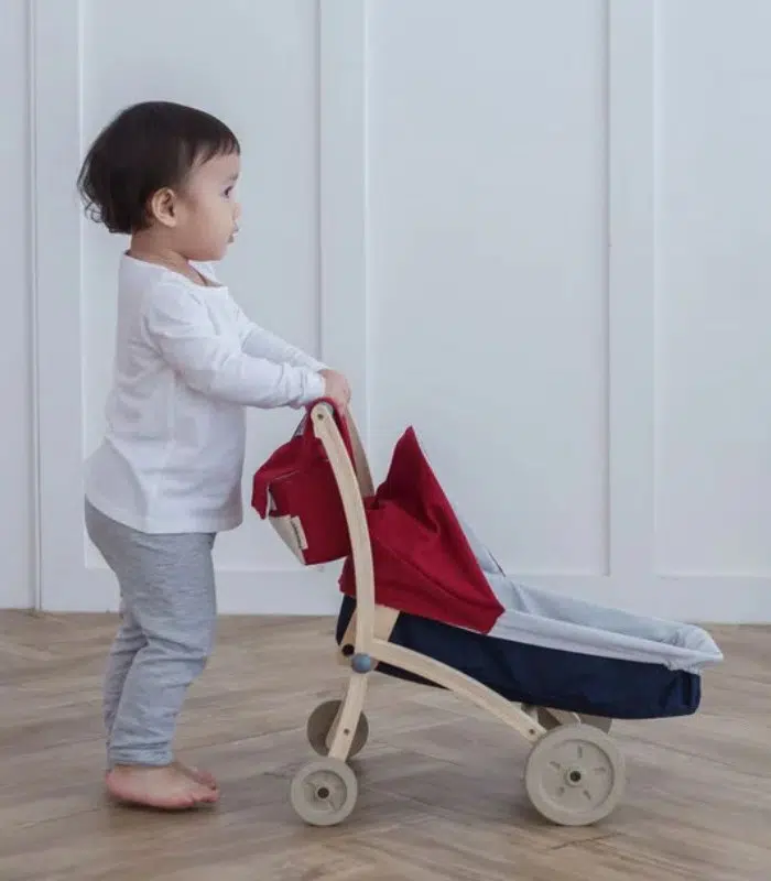 PlanToys Wooden Doll Stroller