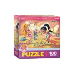 EuroGraphics Go Girls Go! Gymnastics 100 Pieces Puzzle