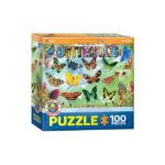 EuroGraphics Garden Butterflies 100-Piece Puzzle