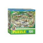 EuroGraphics Dinosaurs 100-Piece Puzzle