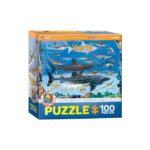 EuroGraphics Sharks 100 Pieces Puzzle