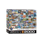 EuroGraphics Globetrotter World 2000-Piece Puzzle