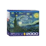 EuroGraphics Starry Night By Vincent Van Gogh 2000 Pieces Puzzle