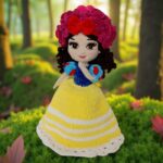 Myrtilus Alice - Transformative Handmade Crochet Doll