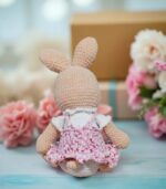 Myrtilus Pink Bunny - The Handmade Crochet Bunny