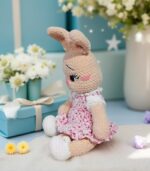 Myrtilus Pink Bunny - The Handmade Crochet Bunny