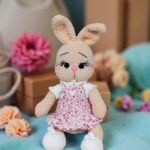 Myrtilus Pink Bunny - The Handmade Crochet Bunny