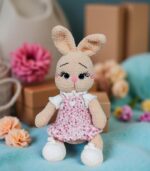 Myrtilus Pink Bunny - The Handmade Crochet Bunny