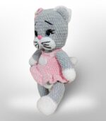 Myrtilus Pink Cat - The Handmade Crochet Cat