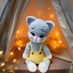 Myrtilus Yellow-Cat-The-Handmade-Crochet-Cat