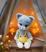 Myrtilus Yellow-Cat-The-Handmade-Crochet-Cat