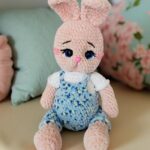Myrtilus Blue Bunny – The Handmade Crochet Bunny