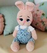 Myrtilus Blue Bunny – The Handmade Crochet Bunny